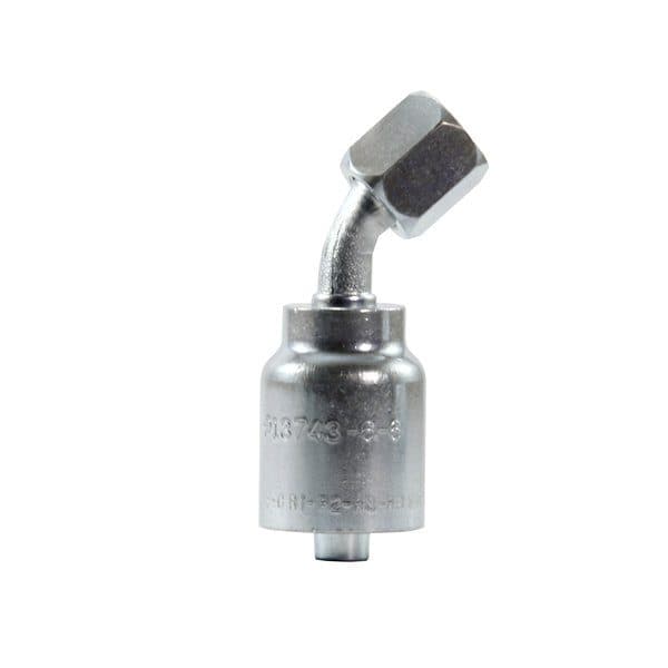 JIC 37° Female Swivel — 45° Elbow